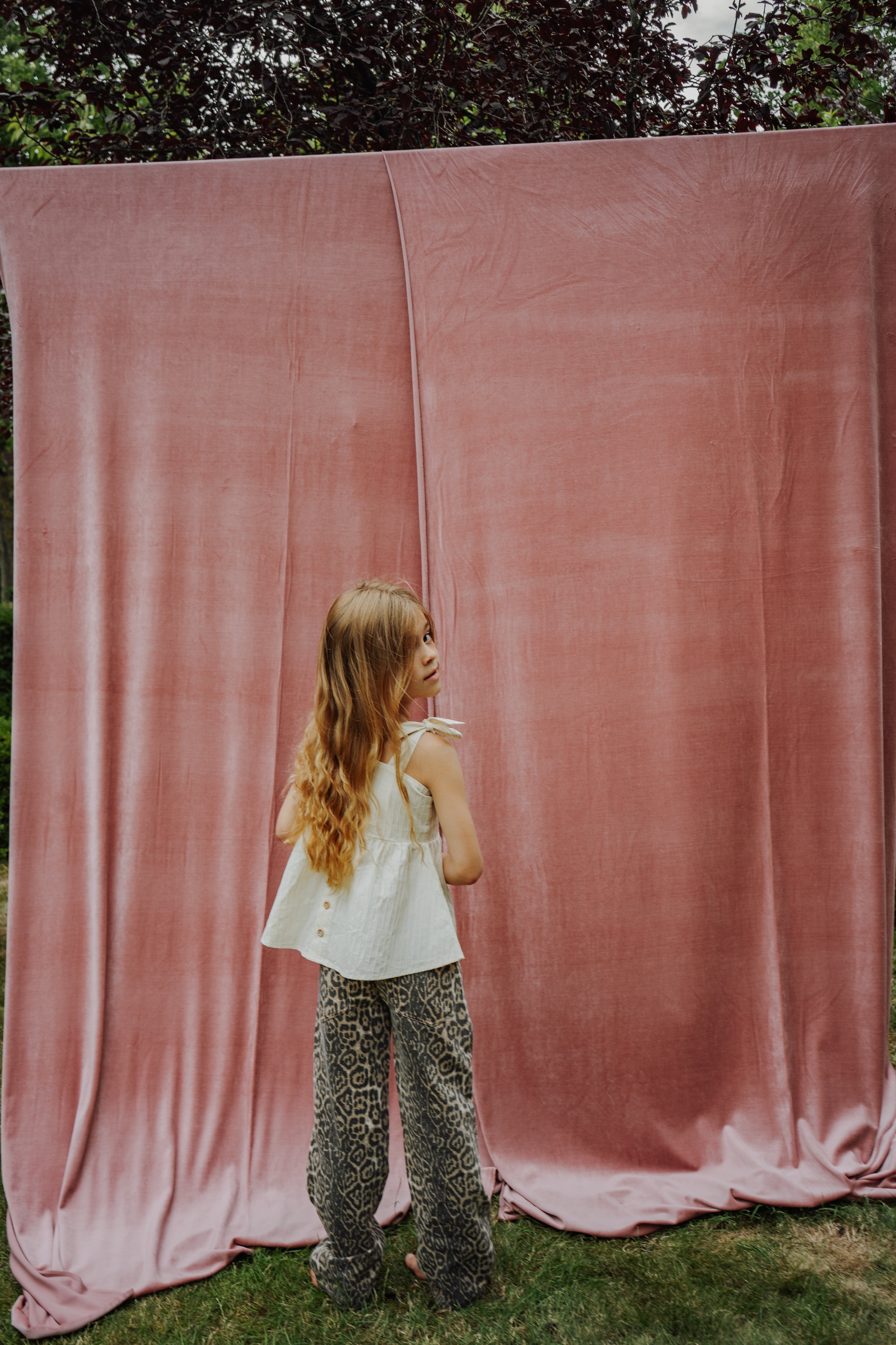 ZARA LEOPARD PANTS
