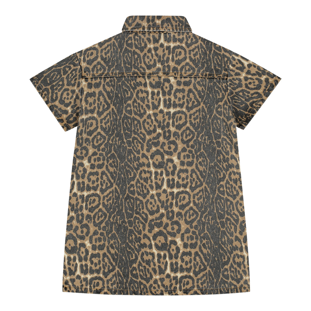 ROSE LEOPARD DRESS