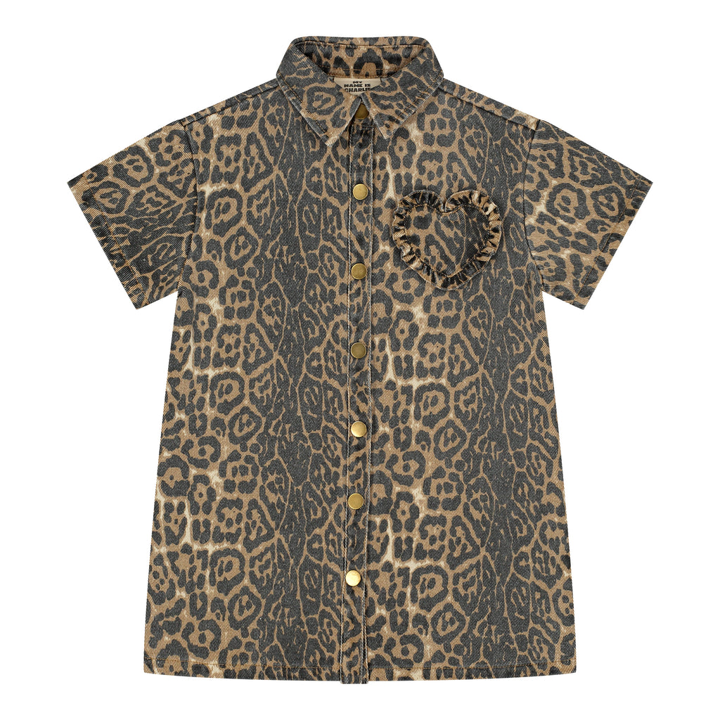 ROSE LEOPARD DRESS