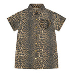 ROSE LEOPARD DRESS
